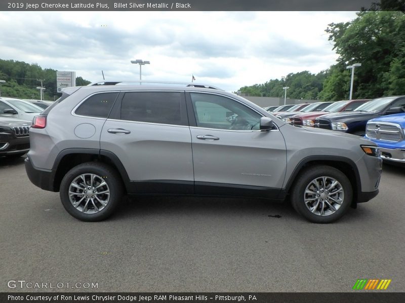 Billet Silver Metallic / Black 2019 Jeep Cherokee Latitude Plus