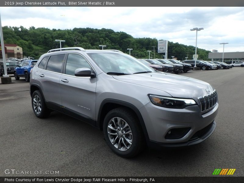 Billet Silver Metallic / Black 2019 Jeep Cherokee Latitude Plus