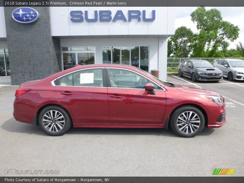 Crimson Red Pearl / Warm Ivory 2018 Subaru Legacy 2.5i Premium