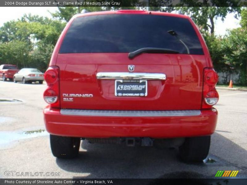 Flame Red / Medium Slate Gray 2004 Dodge Durango SLT 4x4