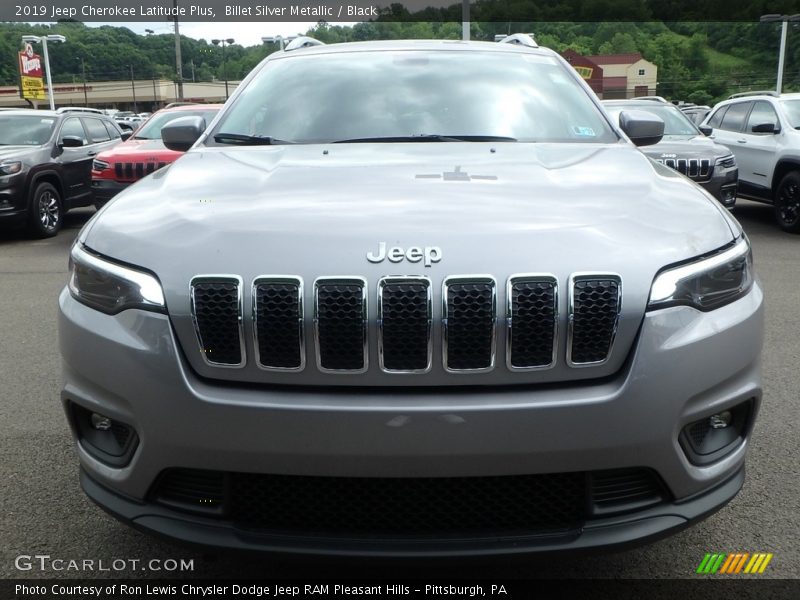 Billet Silver Metallic / Black 2019 Jeep Cherokee Latitude Plus