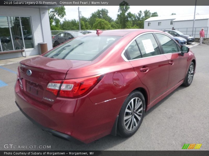 Crimson Red Pearl / Warm Ivory 2018 Subaru Legacy 2.5i Premium