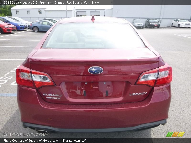 Crimson Red Pearl / Warm Ivory 2018 Subaru Legacy 2.5i Premium