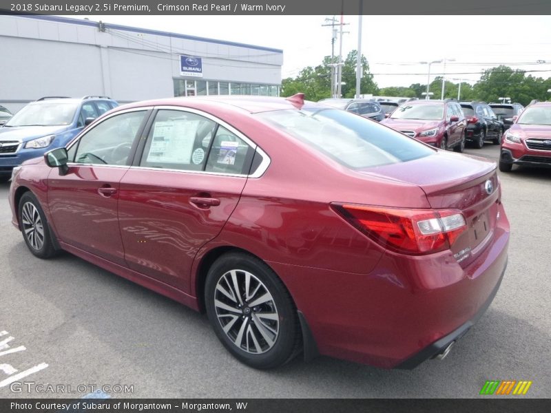 Crimson Red Pearl / Warm Ivory 2018 Subaru Legacy 2.5i Premium