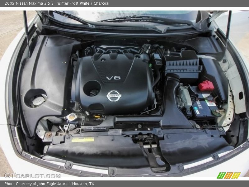 Winter Frost White / Charcoal 2009 Nissan Maxima 3.5 S