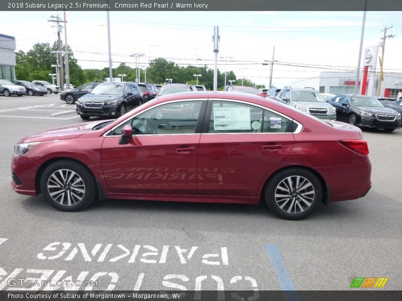 Crimson Red Pearl / Warm Ivory 2018 Subaru Legacy 2.5i Premium