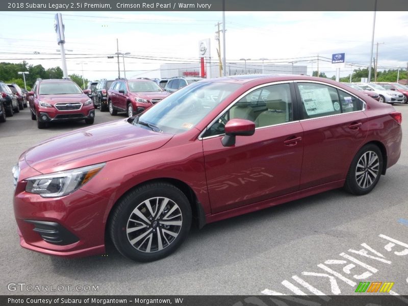 Crimson Red Pearl / Warm Ivory 2018 Subaru Legacy 2.5i Premium