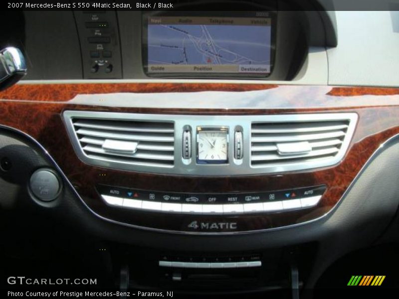 Black / Black 2007 Mercedes-Benz S 550 4Matic Sedan
