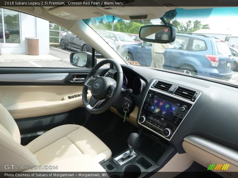 Crimson Red Pearl / Warm Ivory 2018 Subaru Legacy 2.5i Premium