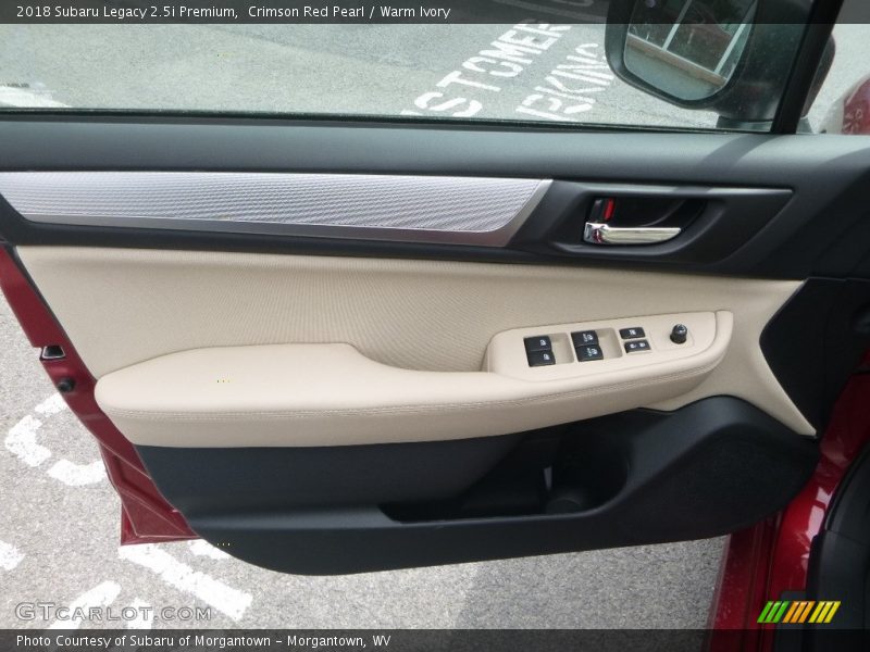 Crimson Red Pearl / Warm Ivory 2018 Subaru Legacy 2.5i Premium