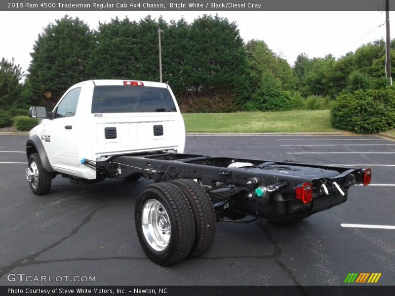 Bright White / Black/Diesel Gray 2018 Ram 4500 Tradesman Regular Cab 4x4 Chassis