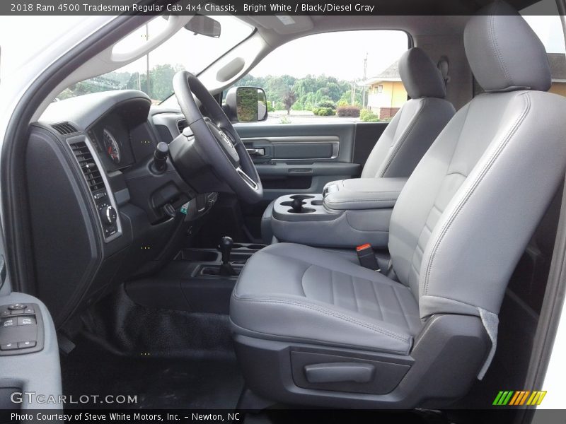 Bright White / Black/Diesel Gray 2018 Ram 4500 Tradesman Regular Cab 4x4 Chassis