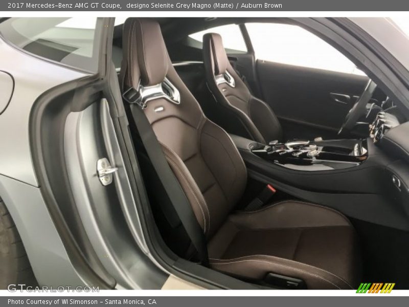 designo Selenite Grey Magno (Matte) / Auburn Brown 2017 Mercedes-Benz AMG GT Coupe