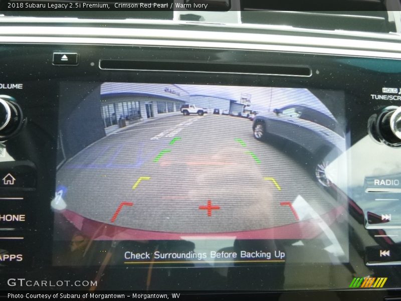 Crimson Red Pearl / Warm Ivory 2018 Subaru Legacy 2.5i Premium