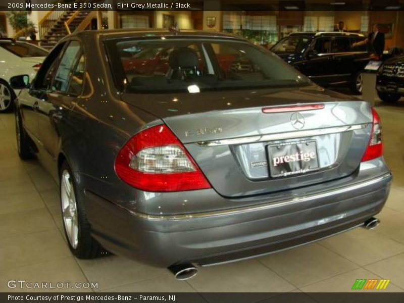 Flint Grey Metallic / Black 2009 Mercedes-Benz E 350 Sedan