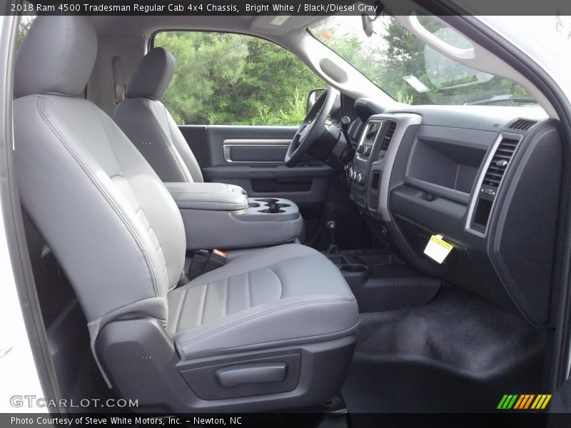 Bright White / Black/Diesel Gray 2018 Ram 4500 Tradesman Regular Cab 4x4 Chassis