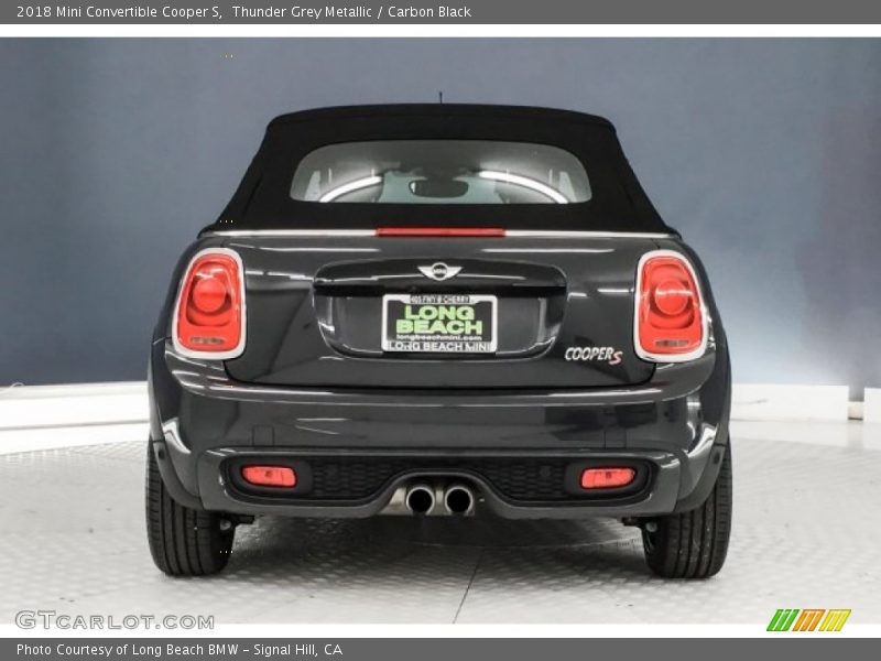 Thunder Grey Metallic / Carbon Black 2018 Mini Convertible Cooper S