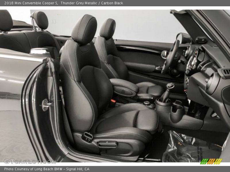 Thunder Grey Metallic / Carbon Black 2018 Mini Convertible Cooper S