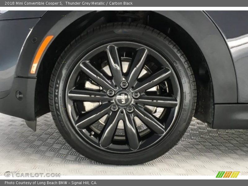 Thunder Grey Metallic / Carbon Black 2018 Mini Convertible Cooper S