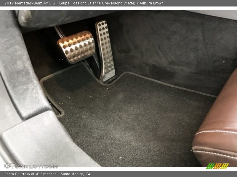 designo Selenite Grey Magno (Matte) / Auburn Brown 2017 Mercedes-Benz AMG GT Coupe