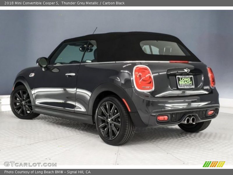 Thunder Grey Metallic / Carbon Black 2018 Mini Convertible Cooper S