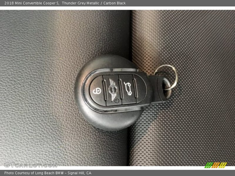 Thunder Grey Metallic / Carbon Black 2018 Mini Convertible Cooper S