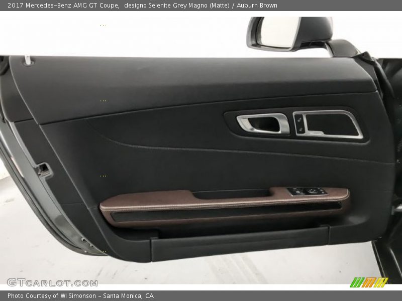 designo Selenite Grey Magno (Matte) / Auburn Brown 2017 Mercedes-Benz AMG GT Coupe