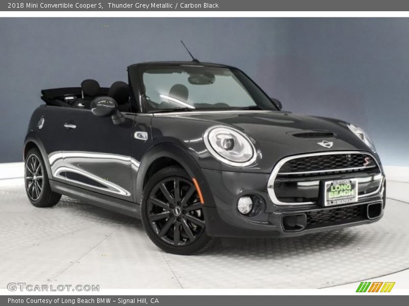 Thunder Grey Metallic / Carbon Black 2018 Mini Convertible Cooper S