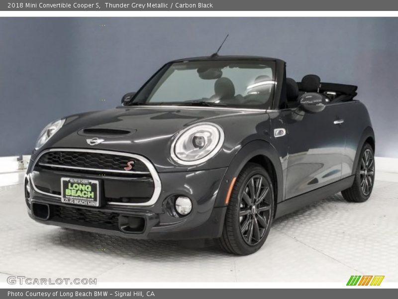 Thunder Grey Metallic / Carbon Black 2018 Mini Convertible Cooper S