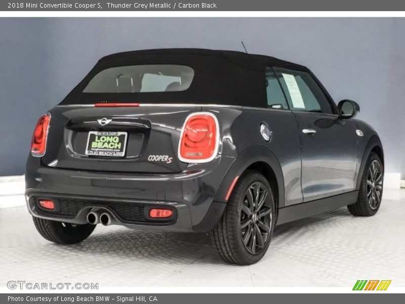 Thunder Grey Metallic / Carbon Black 2018 Mini Convertible Cooper S
