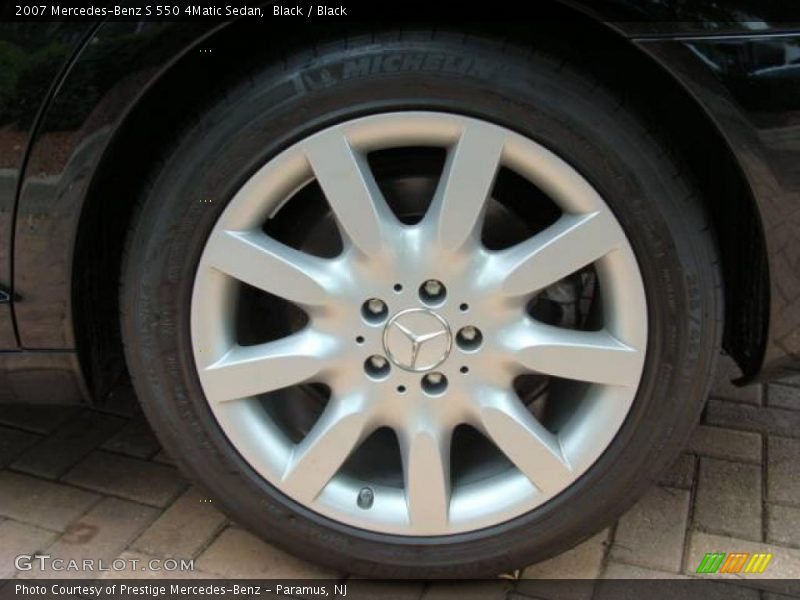 Black / Black 2007 Mercedes-Benz S 550 4Matic Sedan