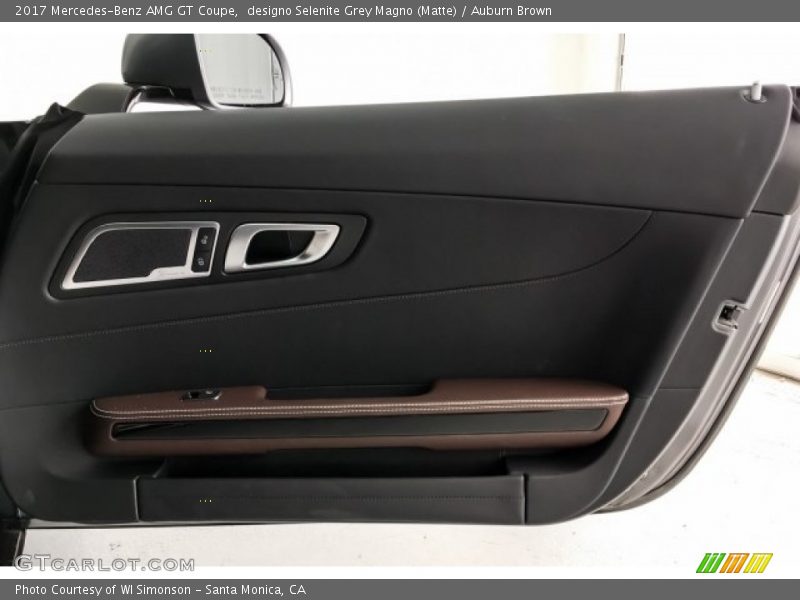 designo Selenite Grey Magno (Matte) / Auburn Brown 2017 Mercedes-Benz AMG GT Coupe