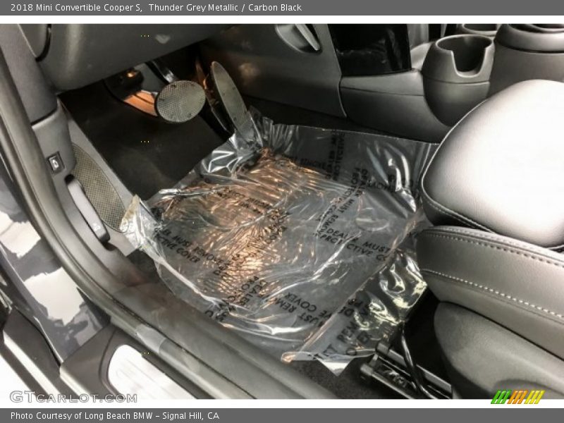 Thunder Grey Metallic / Carbon Black 2018 Mini Convertible Cooper S