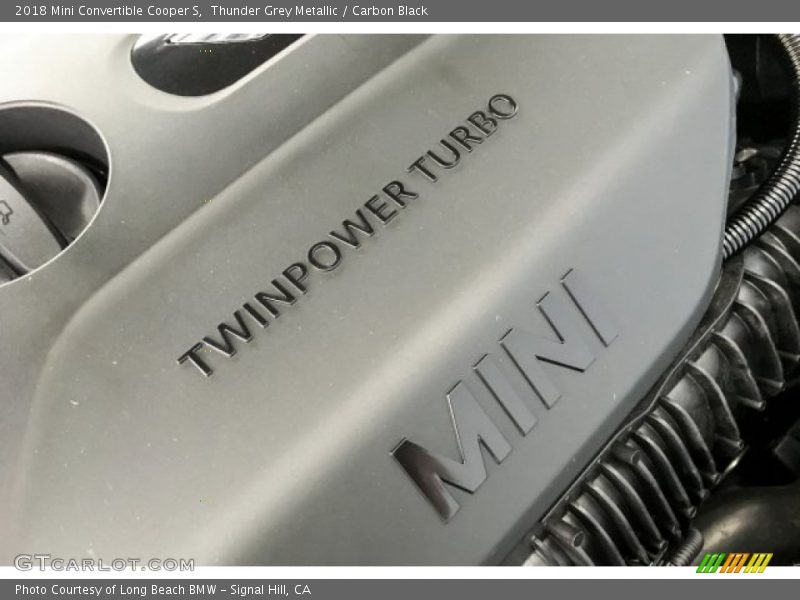 Thunder Grey Metallic / Carbon Black 2018 Mini Convertible Cooper S