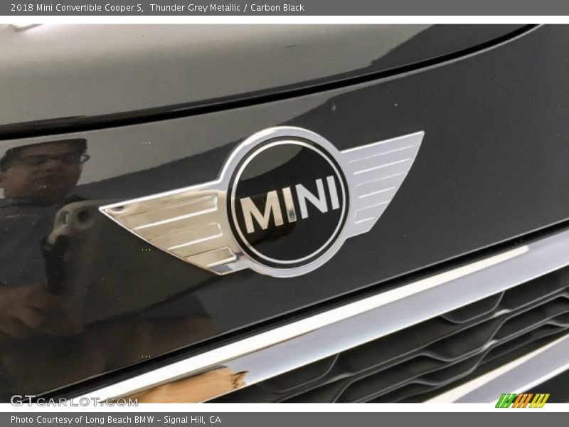 Thunder Grey Metallic / Carbon Black 2018 Mini Convertible Cooper S