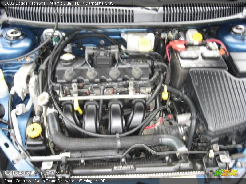Atlantic Blue Pearl / Dark Slate Gray 2003 Dodge Neon SXT