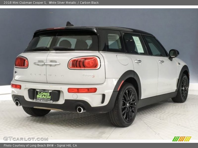 White Silver Metallic / Carbon Black 2018 Mini Clubman Cooper S