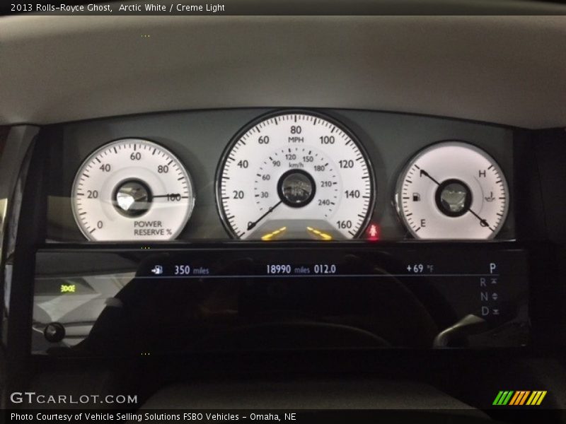 Arctic White / Creme Light 2013 Rolls-Royce Ghost
