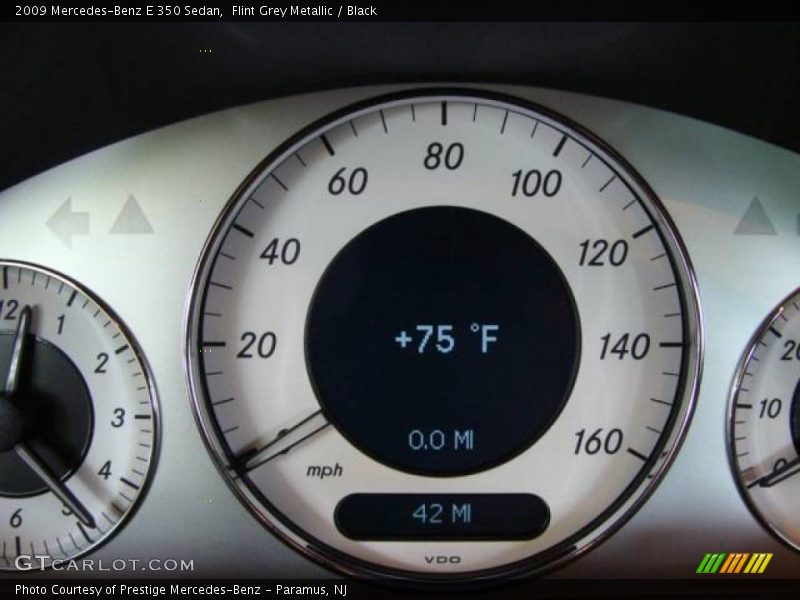 Flint Grey Metallic / Black 2009 Mercedes-Benz E 350 Sedan