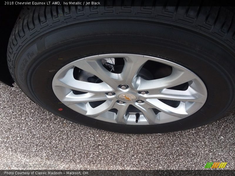 Ivy Metallic / Jet Black 2018 Chevrolet Equinox LT AWD