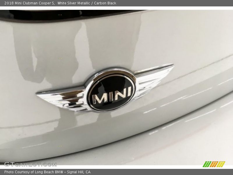 White Silver Metallic / Carbon Black 2018 Mini Clubman Cooper S
