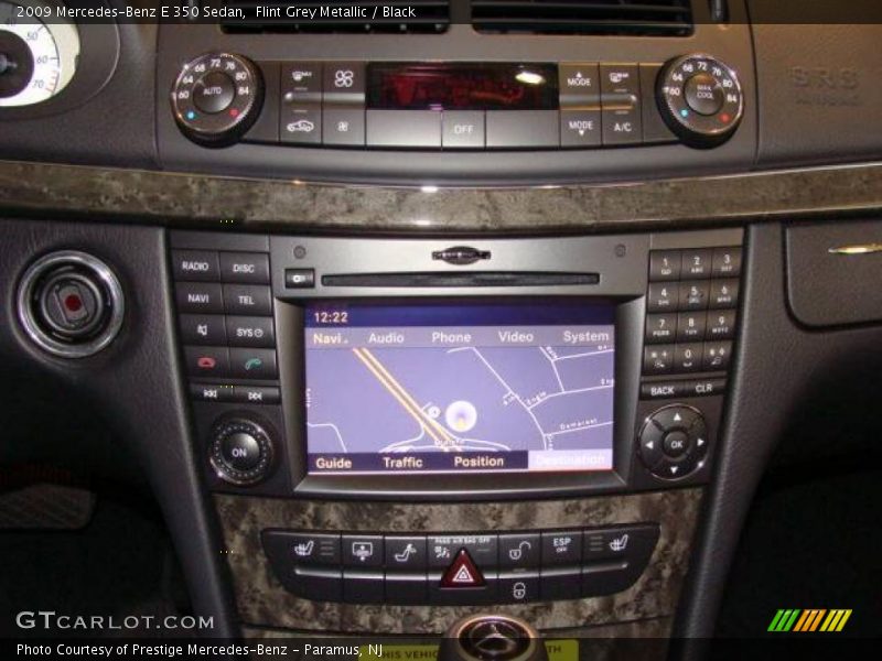 Flint Grey Metallic / Black 2009 Mercedes-Benz E 350 Sedan