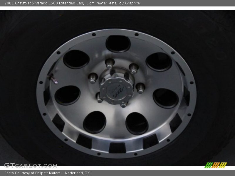 Light Pewter Metallic / Graphite 2001 Chevrolet Silverado 1500 Extended Cab
