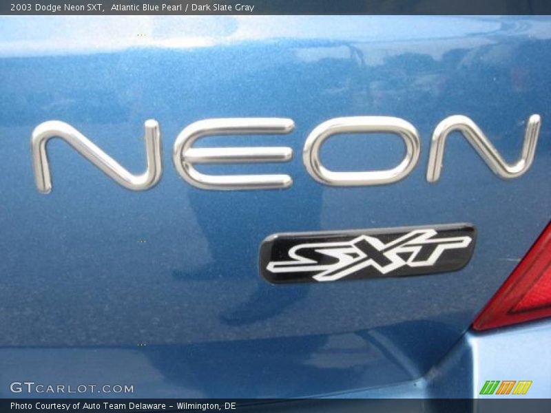 Atlantic Blue Pearl / Dark Slate Gray 2003 Dodge Neon SXT