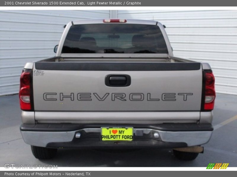 Light Pewter Metallic / Graphite 2001 Chevrolet Silverado 1500 Extended Cab