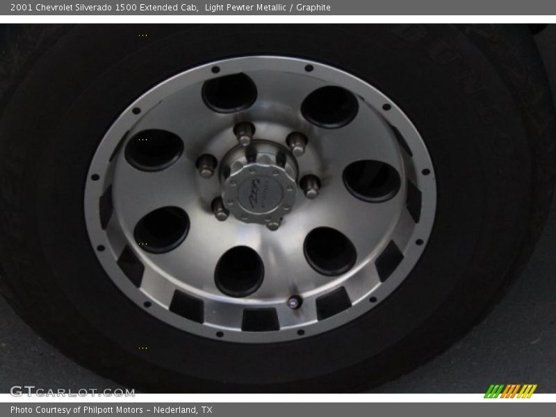 Light Pewter Metallic / Graphite 2001 Chevrolet Silverado 1500 Extended Cab