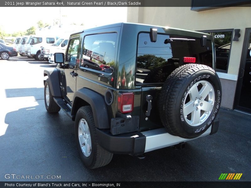 Natural Green Pearl / Black/Dark Saddle 2011 Jeep Wrangler Sahara 4x4