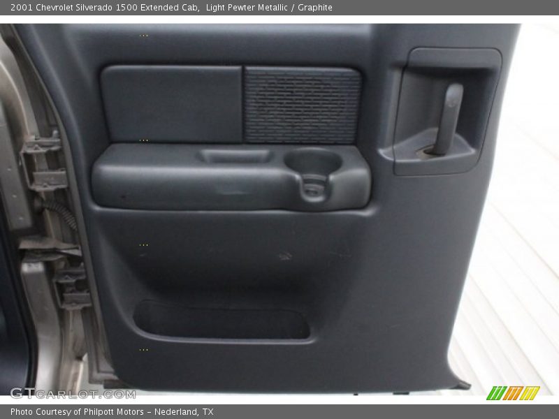 Light Pewter Metallic / Graphite 2001 Chevrolet Silverado 1500 Extended Cab