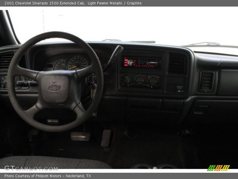 Light Pewter Metallic / Graphite 2001 Chevrolet Silverado 1500 Extended Cab