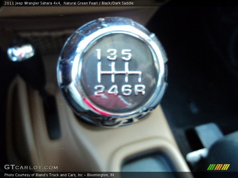 Natural Green Pearl / Black/Dark Saddle 2011 Jeep Wrangler Sahara 4x4